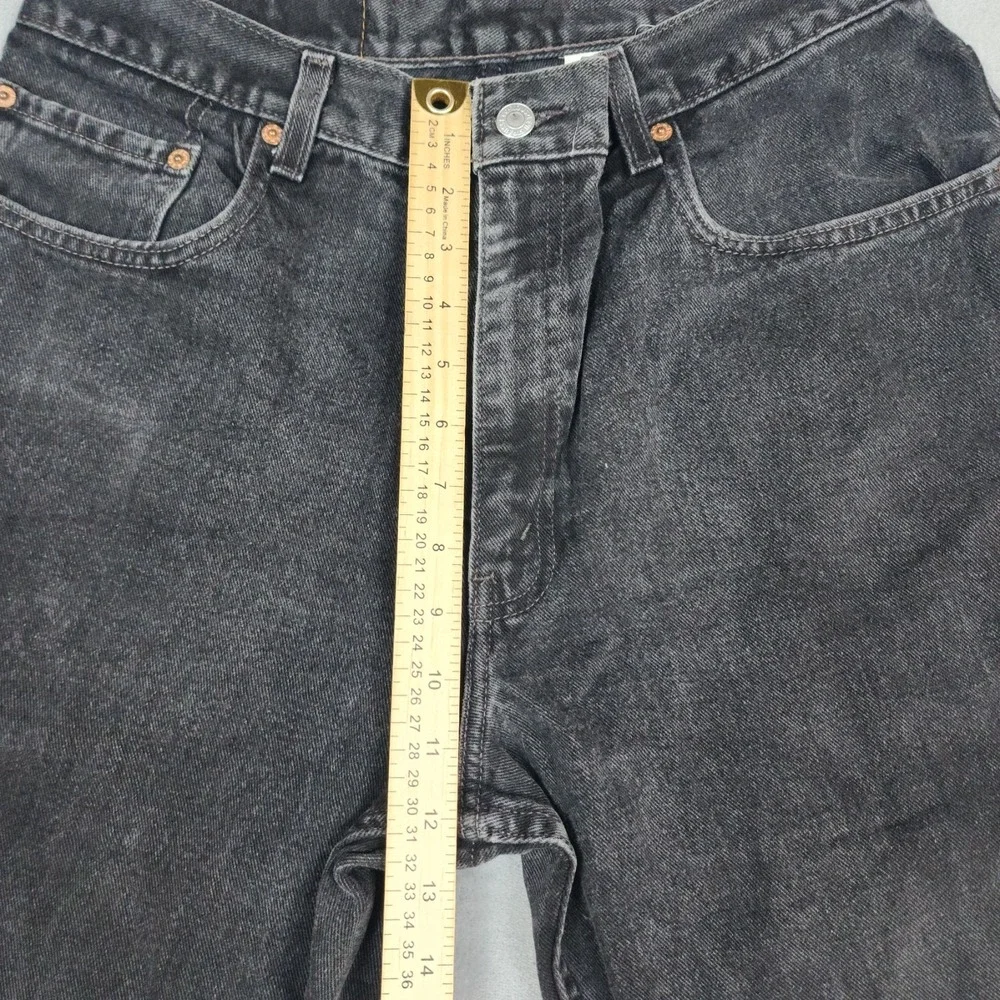 Vintage Levis 560 Loose Fit Jeans Mens Size 34x30 Black Baggy Tapered Denim Y2K